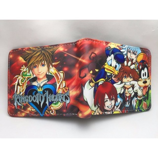 Kingdom Hearts Sola กระเป๋าสตางค์ ใบสั้น หนัง PU 20% ลายอะนิเมะ แฟชั่น สําหรับนักเรียน