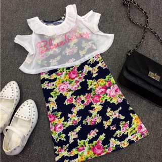 New‼️ ชุดสาวน้อยน่ารัก เดรส+เสื้อตัวนอก