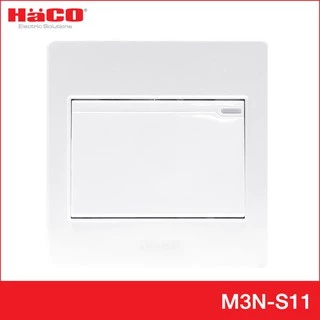 HACO สวิตช์ทางเดียว สวิตช์ 1 ทาง 1 ช่อง แบบลอย M+ รุ่น M3N-S11