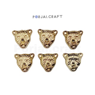 อะคริลิคเสือ Leopard acrylic flatback 12mm