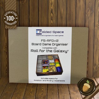 [Organizer Folded Space] Roll for the Galaxy &amp; Expansion บอร์ดเกม คู่มือภาษาอังกฤษ (Boardgame บอร์ดเกม การ์ดเกม เกม)