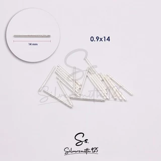 Silver925, ก้านต่างหูเงินแท้ 92.5% ขนาด 0.9 มิล ก้านเงิน 925