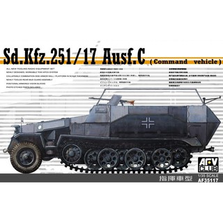 AFV Club 1/35 AF35117 Sd.Kfz.251/17 Ausf.C ( Command vehicle )