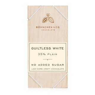 WHITE CHOCOLATE BAR / Guiltless White 35%  Plain ช็อกโกแลตขาว