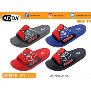 Adda Marvel Spidermanลิขสิทธิ์แท้ รองเท้าแตะแบบสวมเด็ก