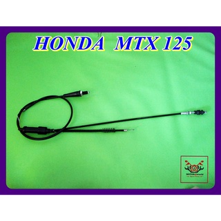 HONDA MTX125 THROTTLE CABLE SET (L. 120 cm.) "GOOD QUALITY" // สายเร่งชุด (ความยาว 120 ซม.) สินค้าคุณภาพดี