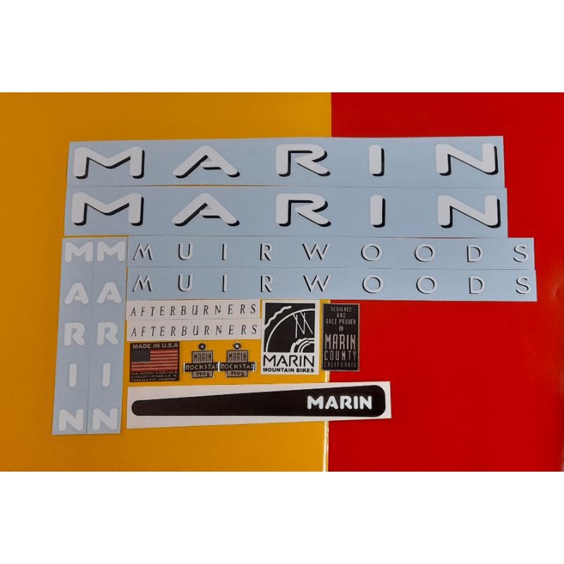 สติ๊กเกอร์ติดจักรยาน Marin Muirwoods