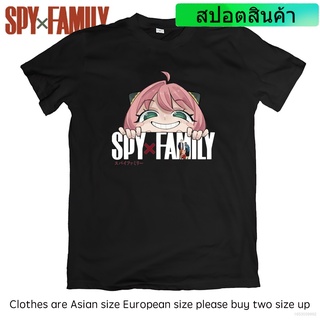 DRG 2022 แฟชั่น TOP SPY FAMILY Anya Forger Anime T Shirt Short Sleeve Unisex Top Casual Loose Graphic Tee Shirt