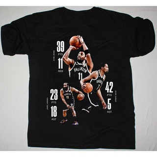 เสื้อยืด พิมพ์ลายทีมบาสเก็ตบอล Brooklyn Nets ของขวัญ สไตล์วินเทจ สําหรับผู้ชาย