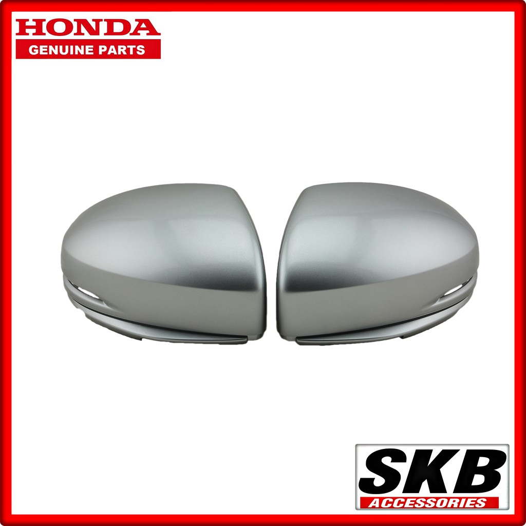 ฝาครอบกระจก HONDA CITY JAZZ GK ปี 2014-2019 มีไฟเลี้ยว สีเงิน NH-700M ครอบกระจกjazz ครอบกระจกแจ๊ส อะ