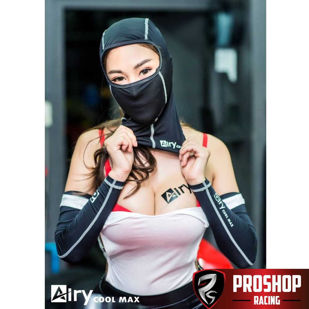 โม่ง Airy Cool max และ ปลอกแขนกันUV Airy Arm Sleeve ซื้อคู่ถูกกว่า