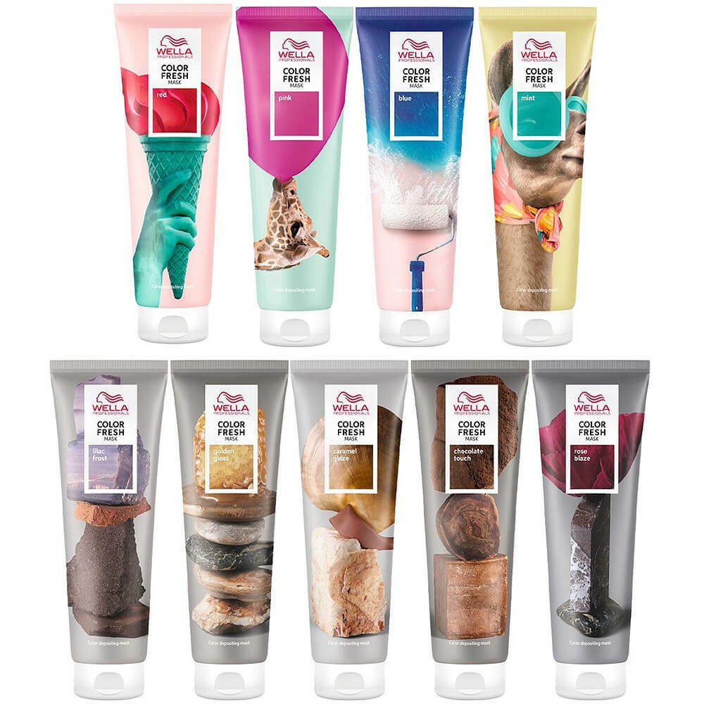 (พร้อมส่ง) Wella Professionals Color Fresh Semi-Permanent Colour Mask 150ml