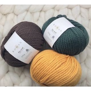 ROWAN Big Wool ไหมพรม merino wool 100% made in Romania