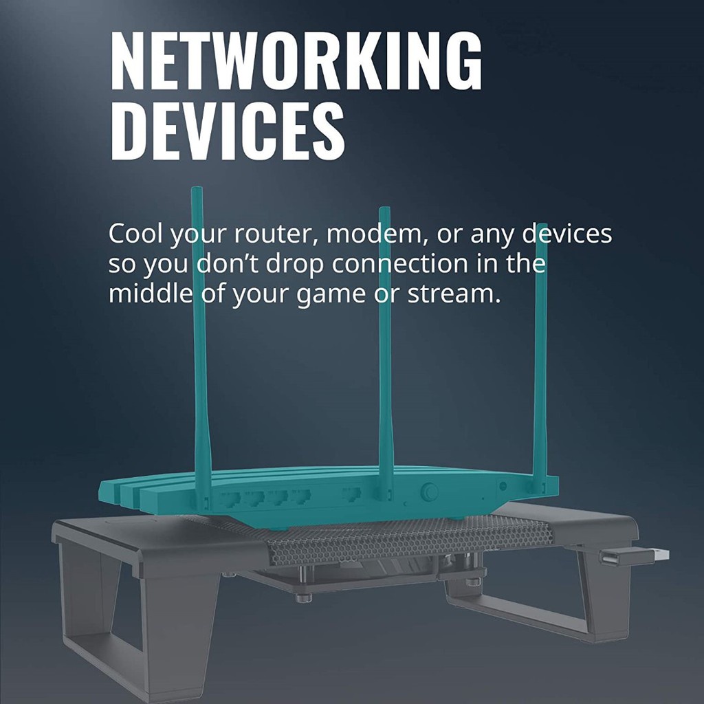 พร้อมส่ง พัดลมระบายความร้อน เราเตอร์ Cooler Master Connect Stand ...