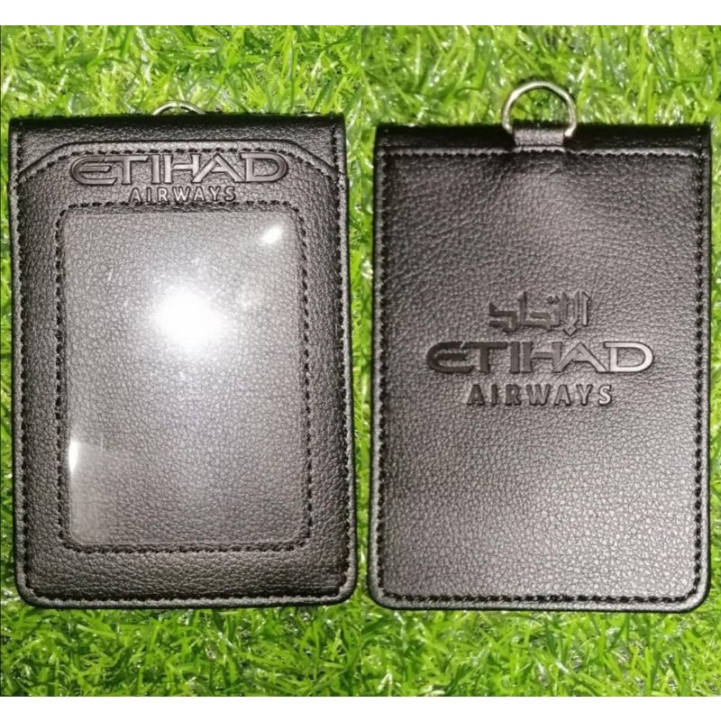 ที่ใส่บัตรประชาชน ETIHAD AIRWAYS หนัง PU Multicard 5 ช่อง