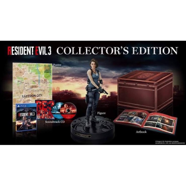 Collector's Edition PS4 : Resident Evil 3 Remake (Z3) ของใหม่ / มือ 1