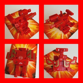 RARE Bakugan Twin Destructor Red Gold Battle Gear Gundalian Invaders DNA 90G หายาก