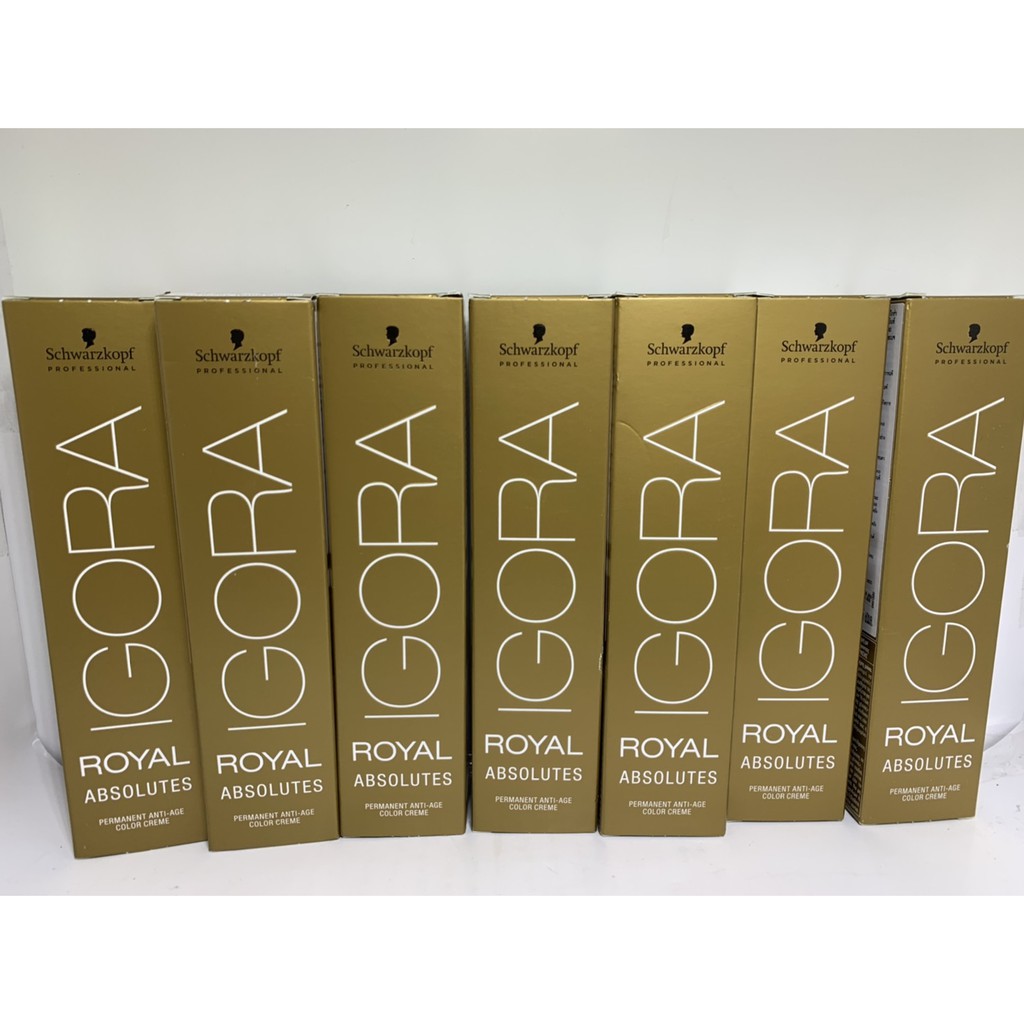 ครีมเปลี่ยนสีผม ชวาร์สคอฟ อีโกร่า รอแยล แอบโซลูท Schwarzkopf Igora Royal Absolutes ยาย้อมผม มาพร้อมไ