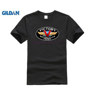 เสื้อยืด พิมพ์ลาย Victory Motorcycles Guys USA สําหรับผู้ชาย