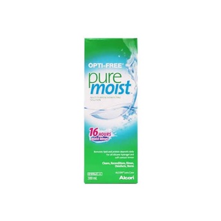 Opti-free Pure moist. 300 ml น้ำยาล้างคอนแทคเลนส์ OPTI FREE PURE MOIST