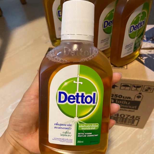 ✳️ส่งฟรี ลทบ ✳️ผลิตภัณฑ์​ฆ่า​เชื้อโรค​เดทตอล Dettol 250 ml ของแท้ โรงงานไทย