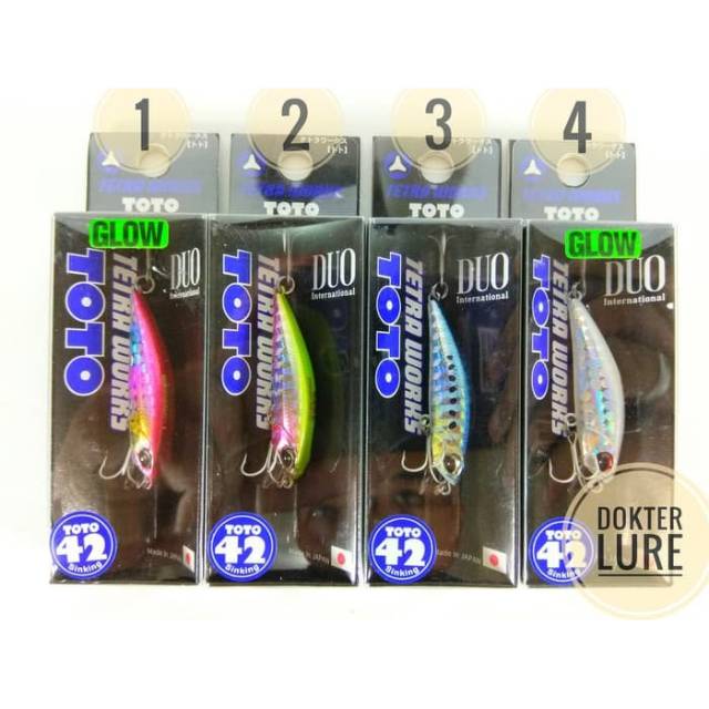 LURE DUO INTERNATIONAL Toto Tetra Works 42S 4cm Sinking Minnow Ultralight