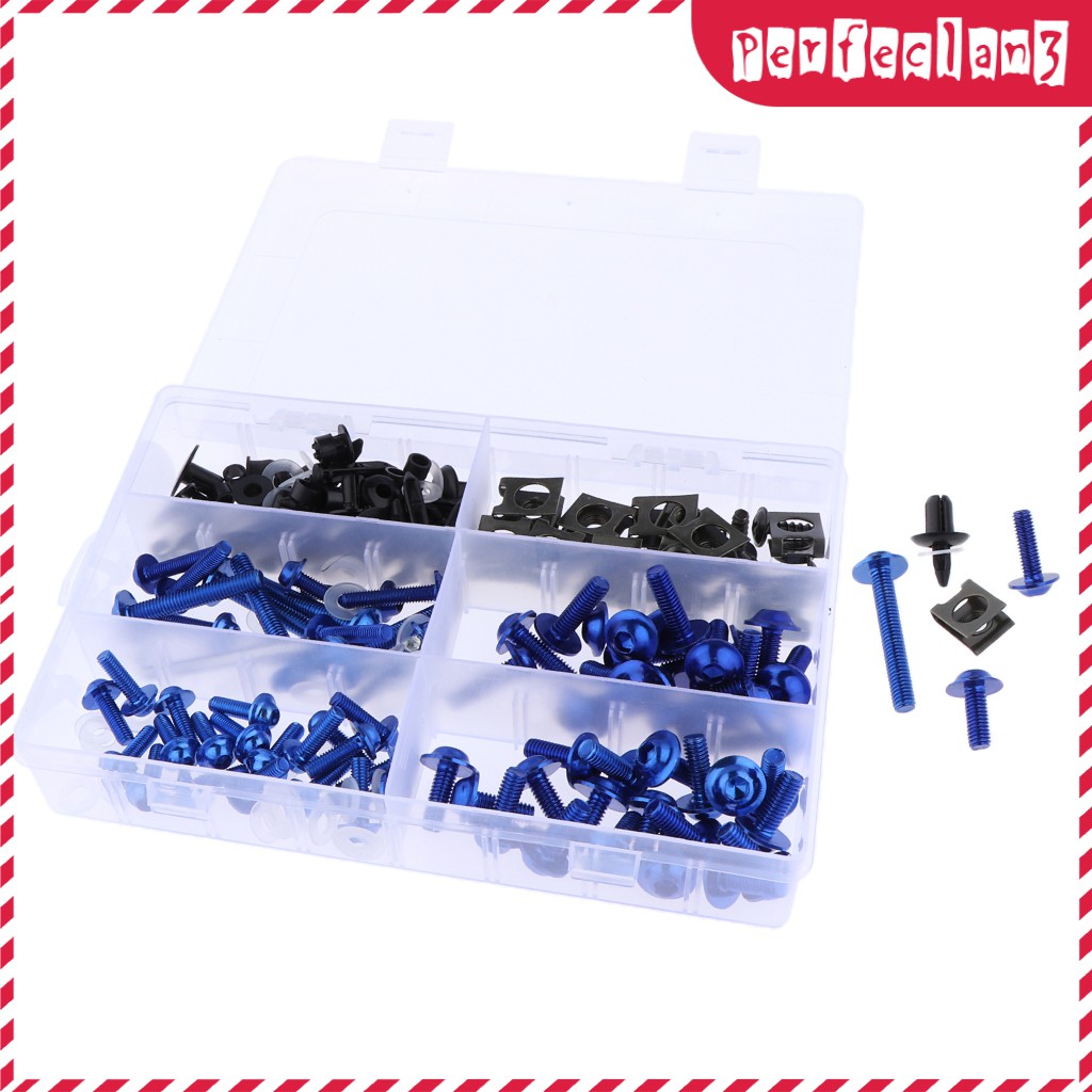 DUCATI 1098 1198 848 Complete Fairing Bolts Clips Screen Screw Wellnut Kit £32.99 - UK