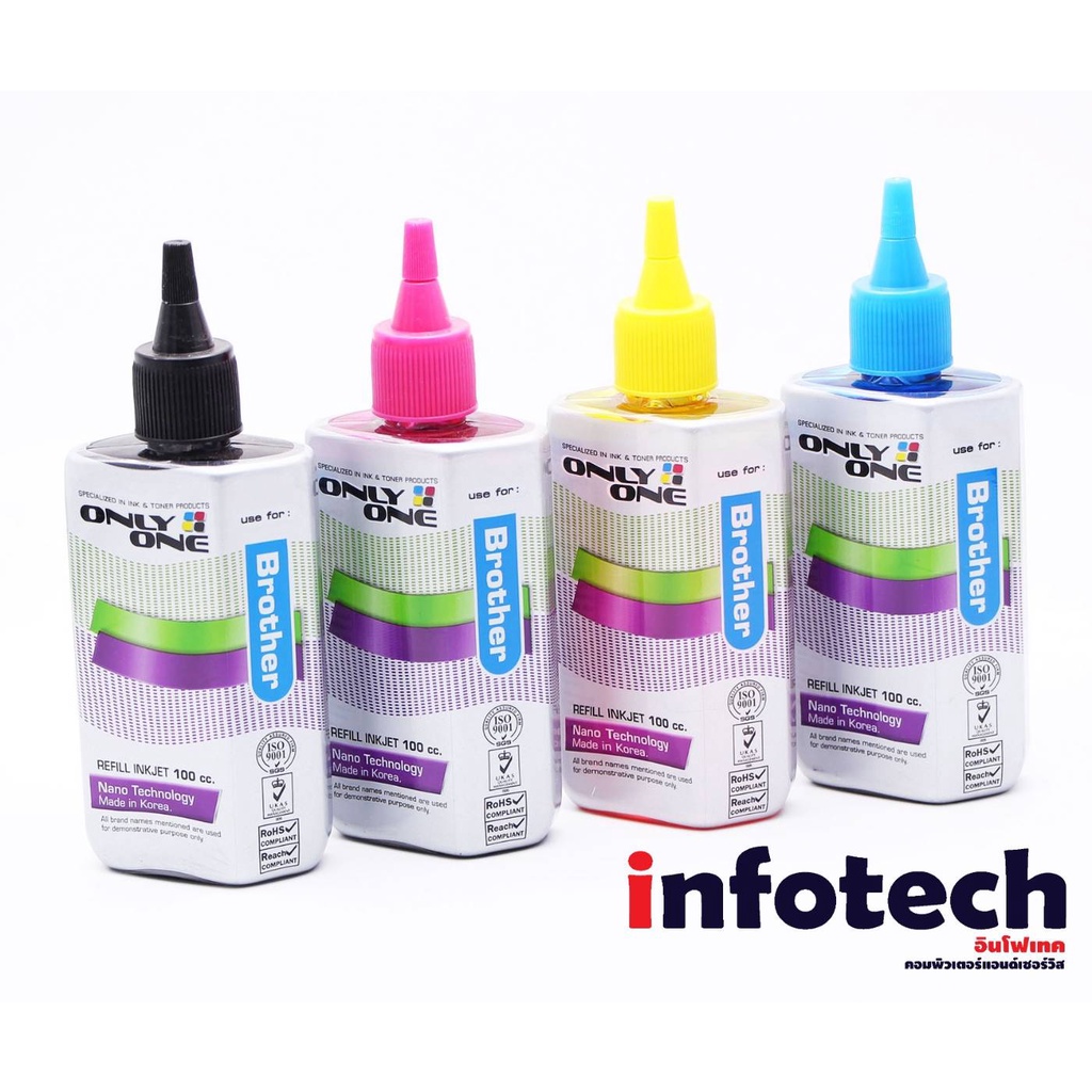 น้ำหมึกอิงค์เจ็ท ยี่ห้อ ONLY ONE --- 100 cc.