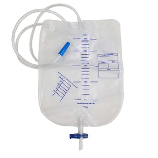 Canvcan ถุงปัสสาวะ STERILE URINE DRAINAGE BAG แบบเทล่าง ขนาด 2,000 ml. ห่อละ 10 ชิ้น