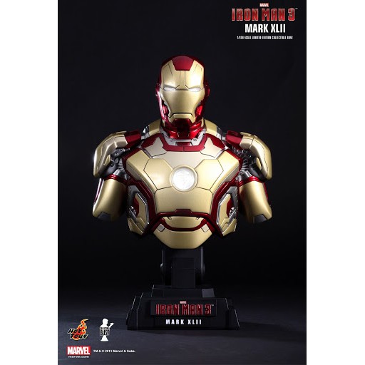 (ของแท้) Hot toys Bust 1/4 HTB11 IRON MAN MARK 42 XLII