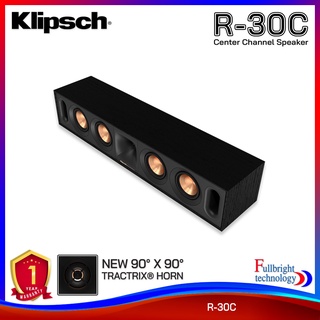 Klipsch R-30C Center Channel Speaker ลำโพงเซ็นเตอร์ ดอกลำโพงขนาด 4 x 3.5 นิ้ว 400 วัตต์ รับประกันศูนย์ไทย 1 ปี