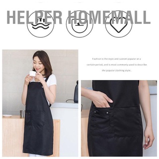 Helper Homemall ผ้ากันเปื้อนทําอาหาร กันน้ํา ปรับได้ สําหรับผู้ชาย ผู้หญิง เชฟ บาร์บีคิว วาดภาพ