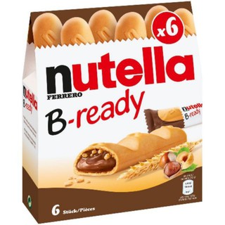 nutelle B-ready นูเทลลา บีเรดดี้ ขนาด6ชิ้น