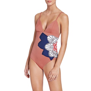 Angelys Balek ชุดว่ายน้ำCollage Cami Swimsuitรุ่นSS21SW005042012 สีพีช