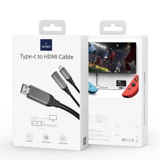 Wiwu X 10 Type-c To Hdmi Adapter Cable 2m