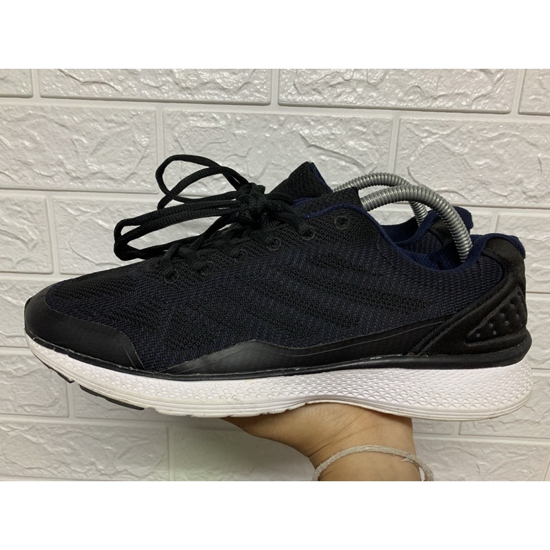 รองเท้าผ้าใบ FILA Men's Size 42.5/27cm Memory Startup Navy Black 1250906 รองเท้ามือสองของแท้100% สภาพใหม่มาก เบา ใส่สบาย