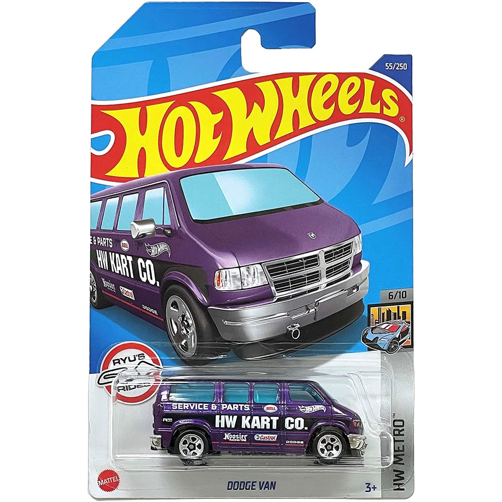 Hot Wheels HW Metro No.55 Dodge Van HHD89