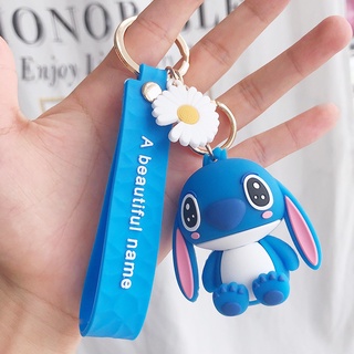 stitch สติทซ์ พวงกุญแจ น่ารักมาก 6cm pvc คุณภาพดีมาก disney
