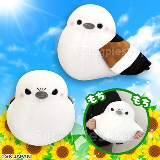 🇯🇵 ตุ๊กตานก Shimaenaga ลิขสิทธิ์แท้ Mochimochi Shima Enaga Big Plushy 2 SK Japan 32cm Toreba