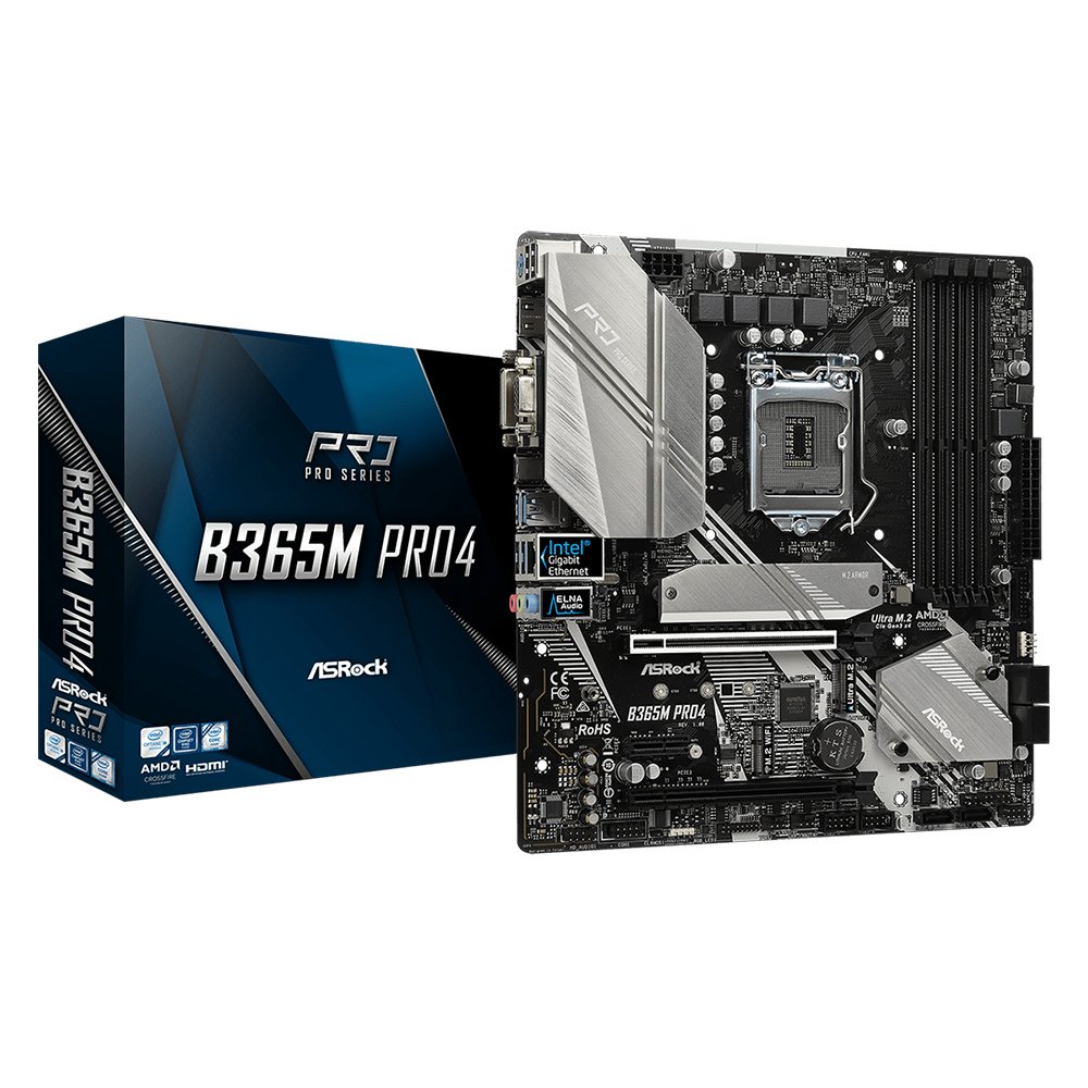 MAINBOARD (เมนบอร์ด) 1151V.2 ASROCK B365M PRO4
