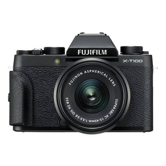 Fuji X-T100 Kit 15-45mm (มือสอง เมนูภาษาไทย) xt100 FREE Mem 32GB+16GB ,สายคล้องคอ