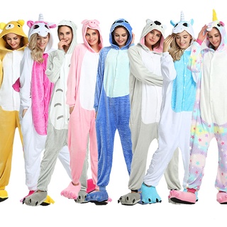 Kigurumi Stitch Totoro Pikachu การ์ตูน Onesies เด็ก เด็ก สัตว์ จั๊มสูท เด็กผู้หญิง เด็กผู้ชาย คอสเพลย์ ชุดนอน เครื่องแต่งกายคอสเพลย์