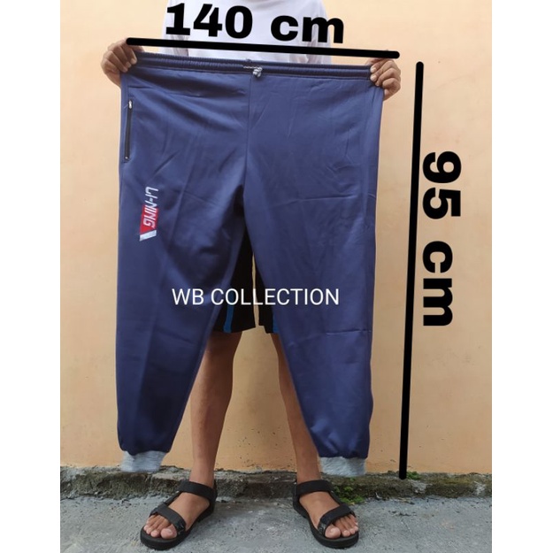 Joger JUMBO TRAINING Sports TRAINING Thick TRAINING BIG SIZE TRAINING Wrinkle KOLOR PANJANG Zippers 