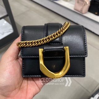 CHARLES &amp; KEITH : CK6-50840489 size.XXS กระเป๋าสตางค์ใบสั้น -  รุ่นนี้สายสะพายสั้นนะคะ crossbody ไม่ได้ค่ะ )