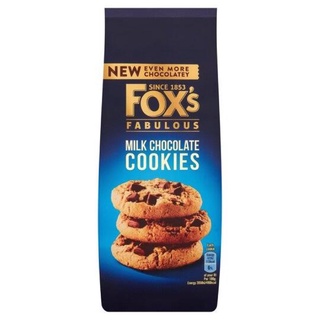 Foxs foxs milk chocolate cookie คุกกี้ชอคโกแลตชิพ ขนาด 180g