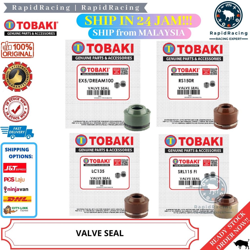 RS150R<< ซีลวาล์ว TOBAKI HONDA RS150 RS 150 R 150R