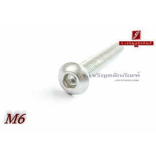 น็อตหัวจมกลมสแตนเลส M6x40