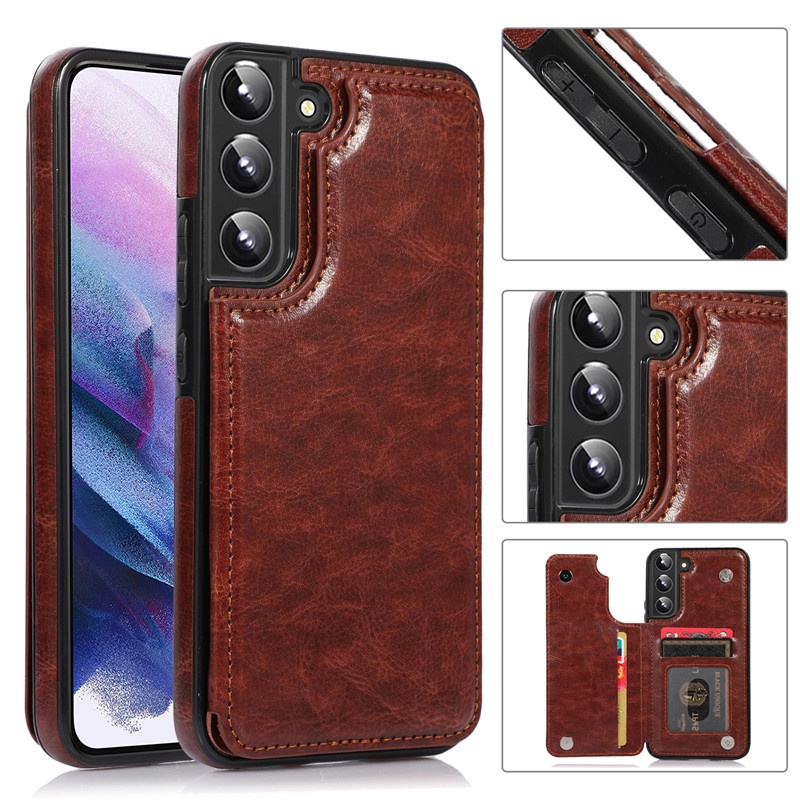 Case Samsung S20 S21 S21FE S22 S22Plus S22 Ultra S23 Ultra S24 Ultra S25 Ultraเรียบหรู ดูดี ใส่บัตรได้