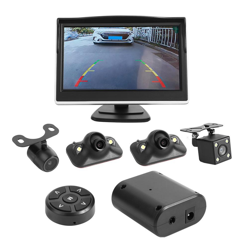 [INNER]360 Degree Bird View System 4 Camera Car DVR Recording Cam with ...