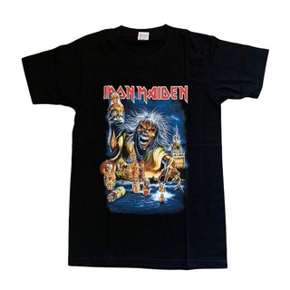 IR066 เสื้อยืดวงร็อค IRON MAIDEN ไอรอน เมเดน เสื้อวง เสื้อยืดไอรอนเมเดน เสื้อวินเทจ